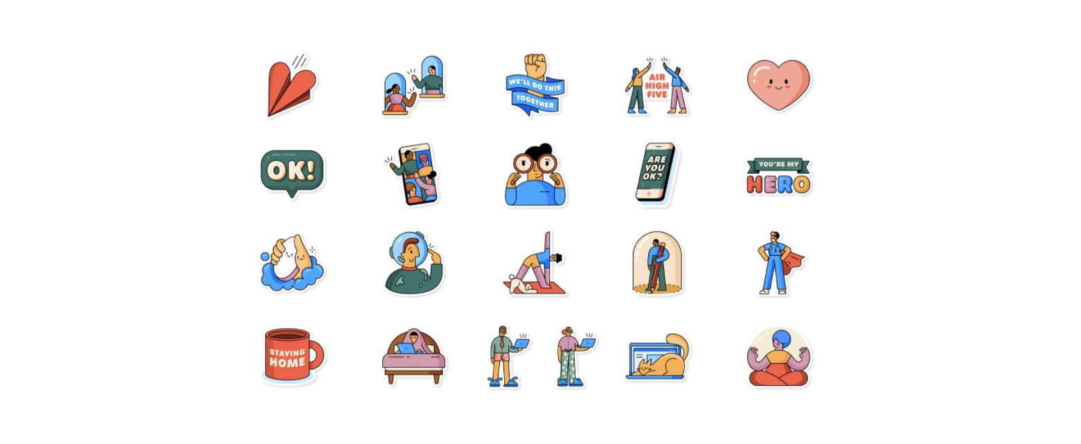 Nuevos stickers de WhatsApp