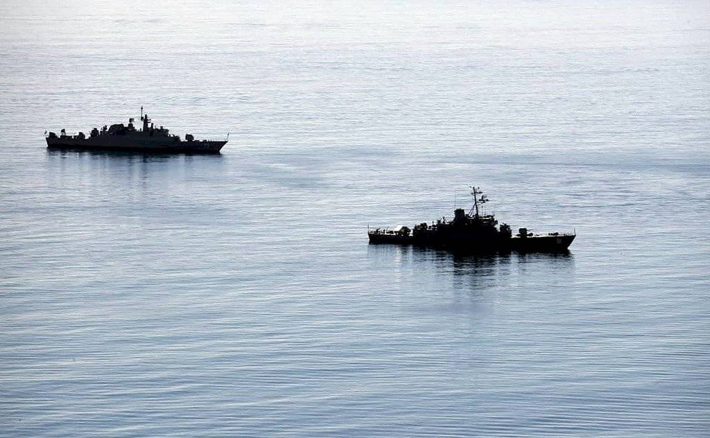 Barcos de la Armada de Irán