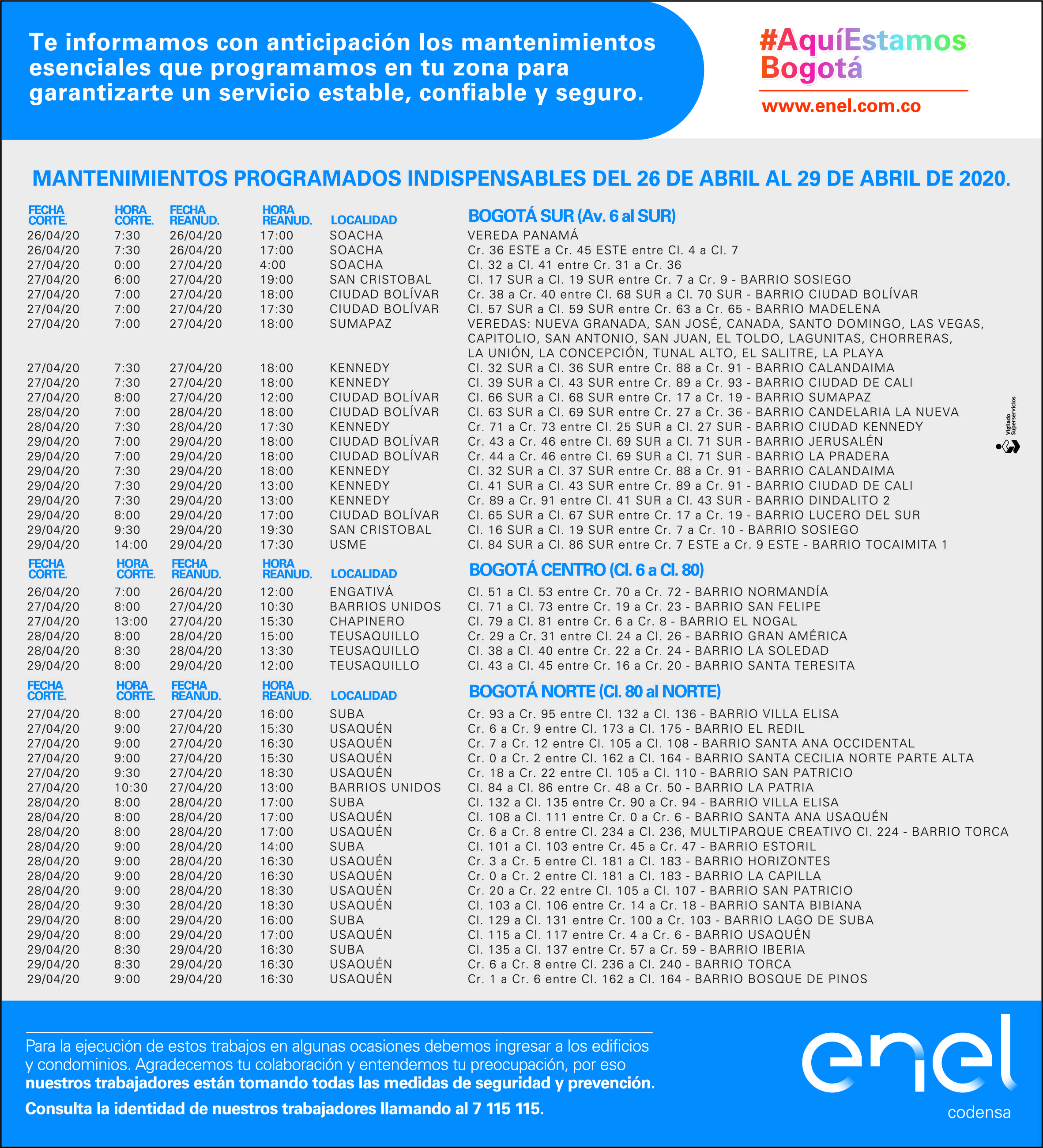Enel 26-29 abril