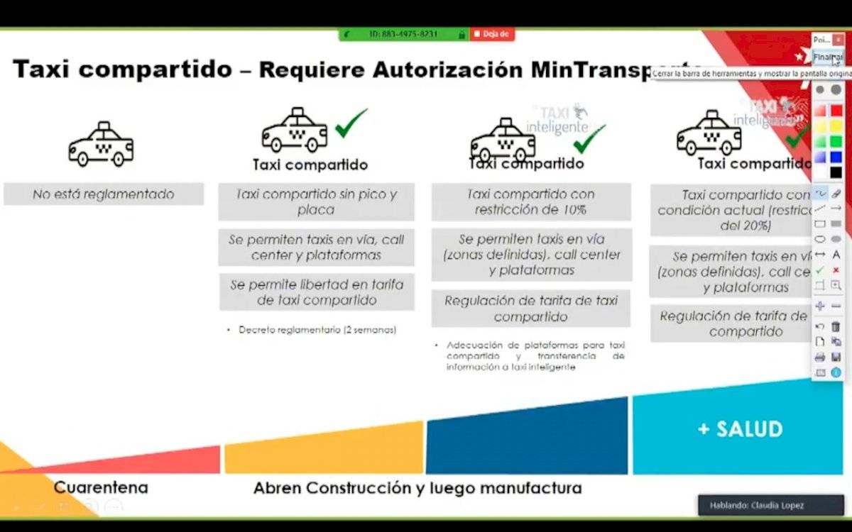 Nueva propuesta de movilidad de Claudia López