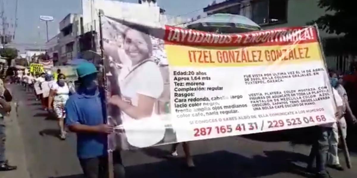 En Oaxaca exigen justicia para Itzel, joven desaparecida durante cuarentena