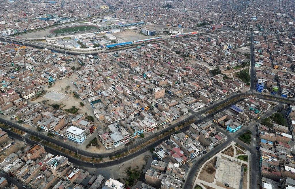 Vista aérea de Lima, Perú