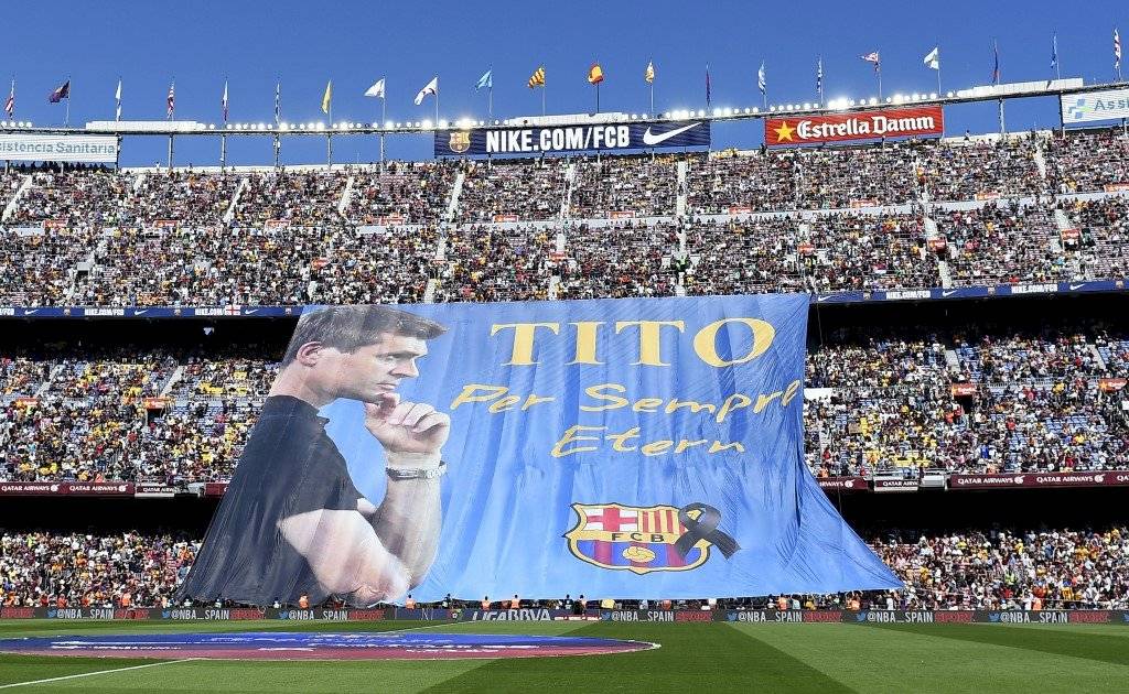 Messi homenaje a Tito Vilanova
