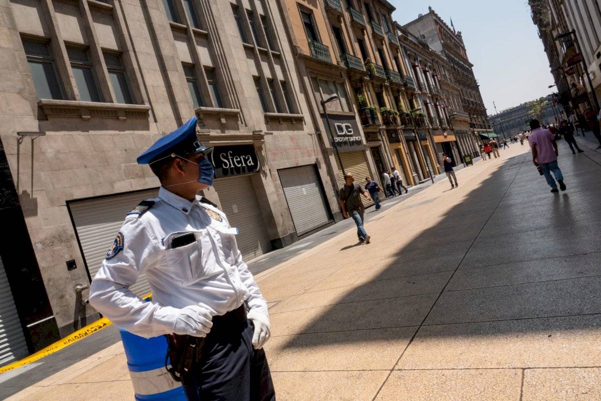 Cierre de negocios en el Centro Histórico de la Ciudad de México
