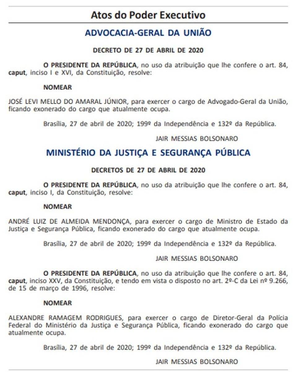 Diário Oficial da União - Terça 28/04/20