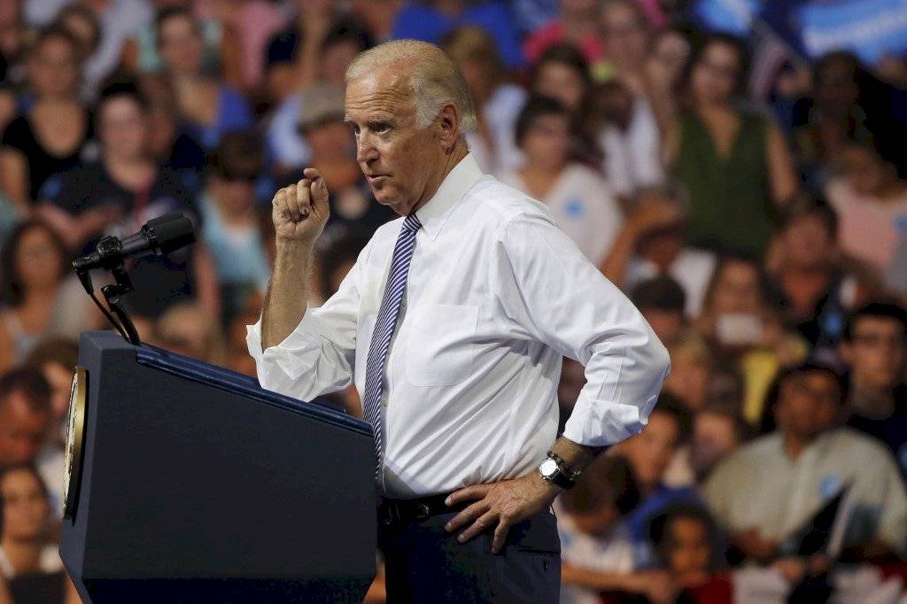 Joe Biden en un evento de campaña