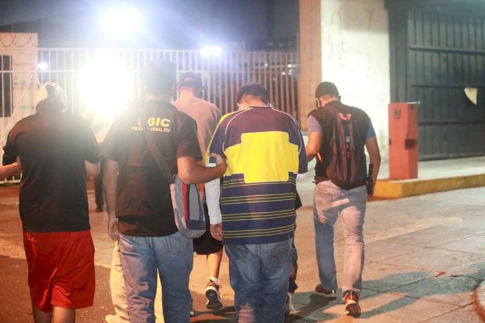 menores capturados en zona 16