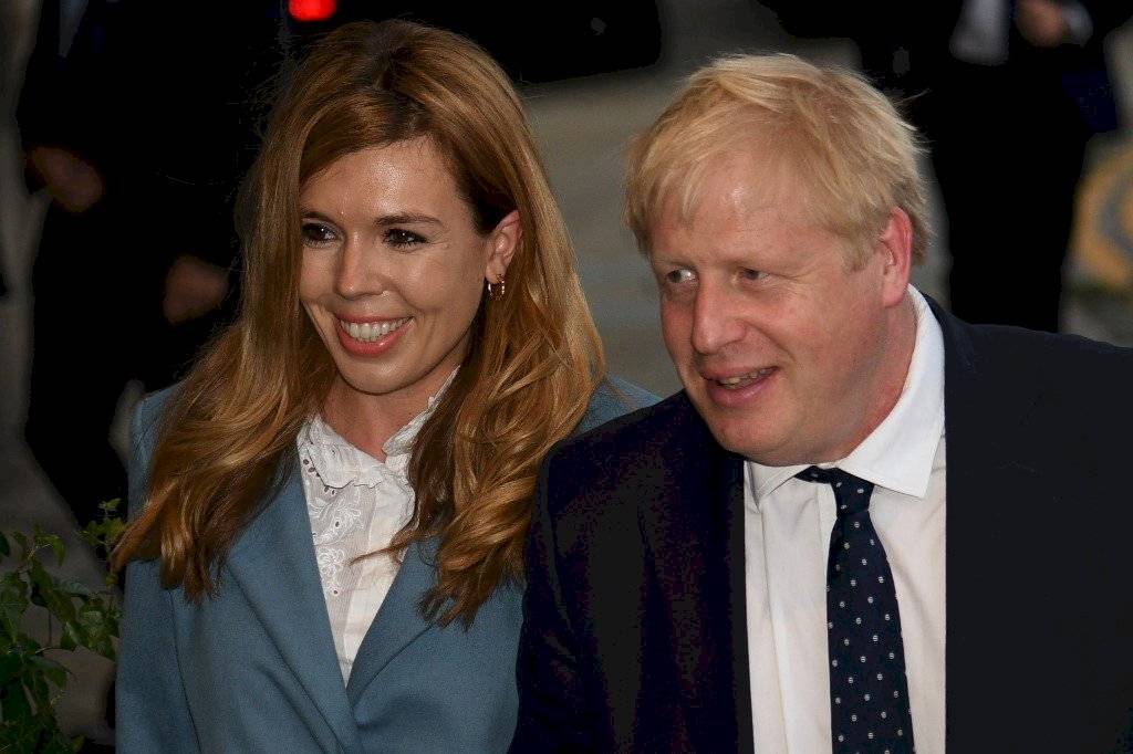 Carrie Symonds y Boris Johnson