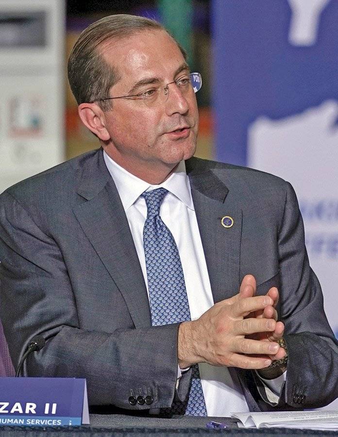 Alex Azar, secretario de Salud y Servicios Humanos de EE. UU.