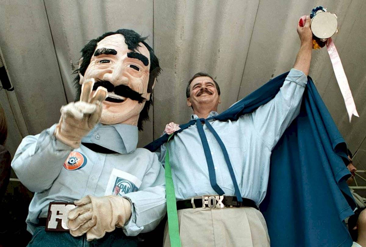 Era año electoral. Vicente Fox realizó un evento proselitista en el bosque de Tlalpan para festejar el día del niño.