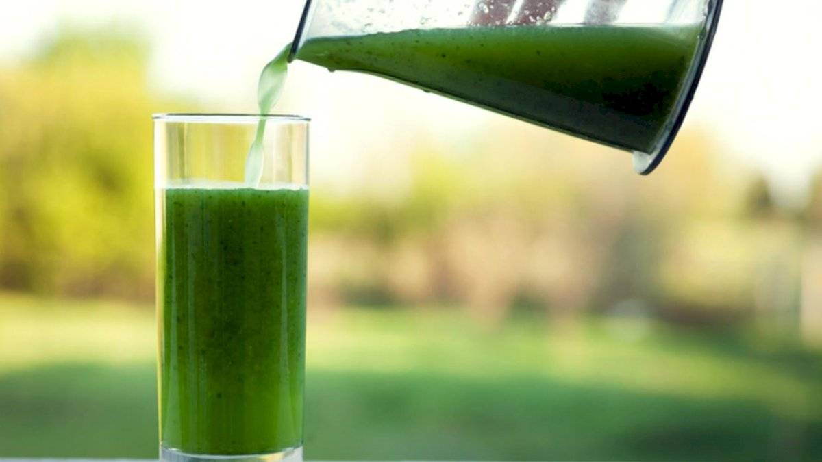 El jugo verde te ayuda a aumentar las defensas