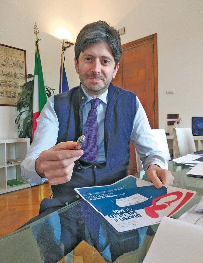 Roberto Speranza, ministro de Salud de Italia