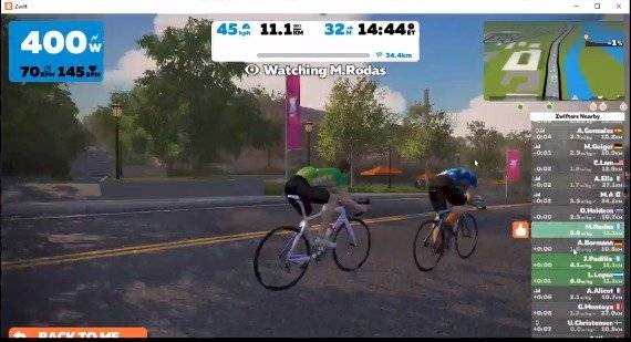 Desafío virtual organizado por la Federación de Ciclismo