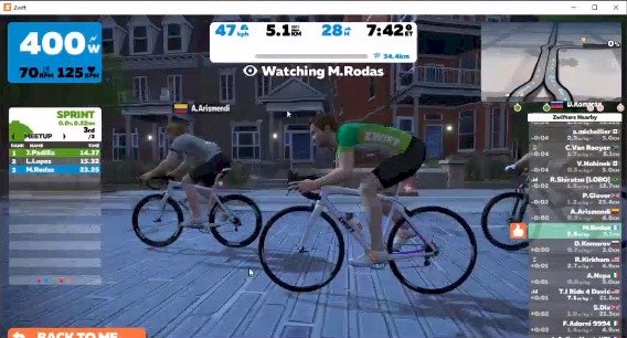 Desafío virtual organizado por la Federación de Ciclismo
