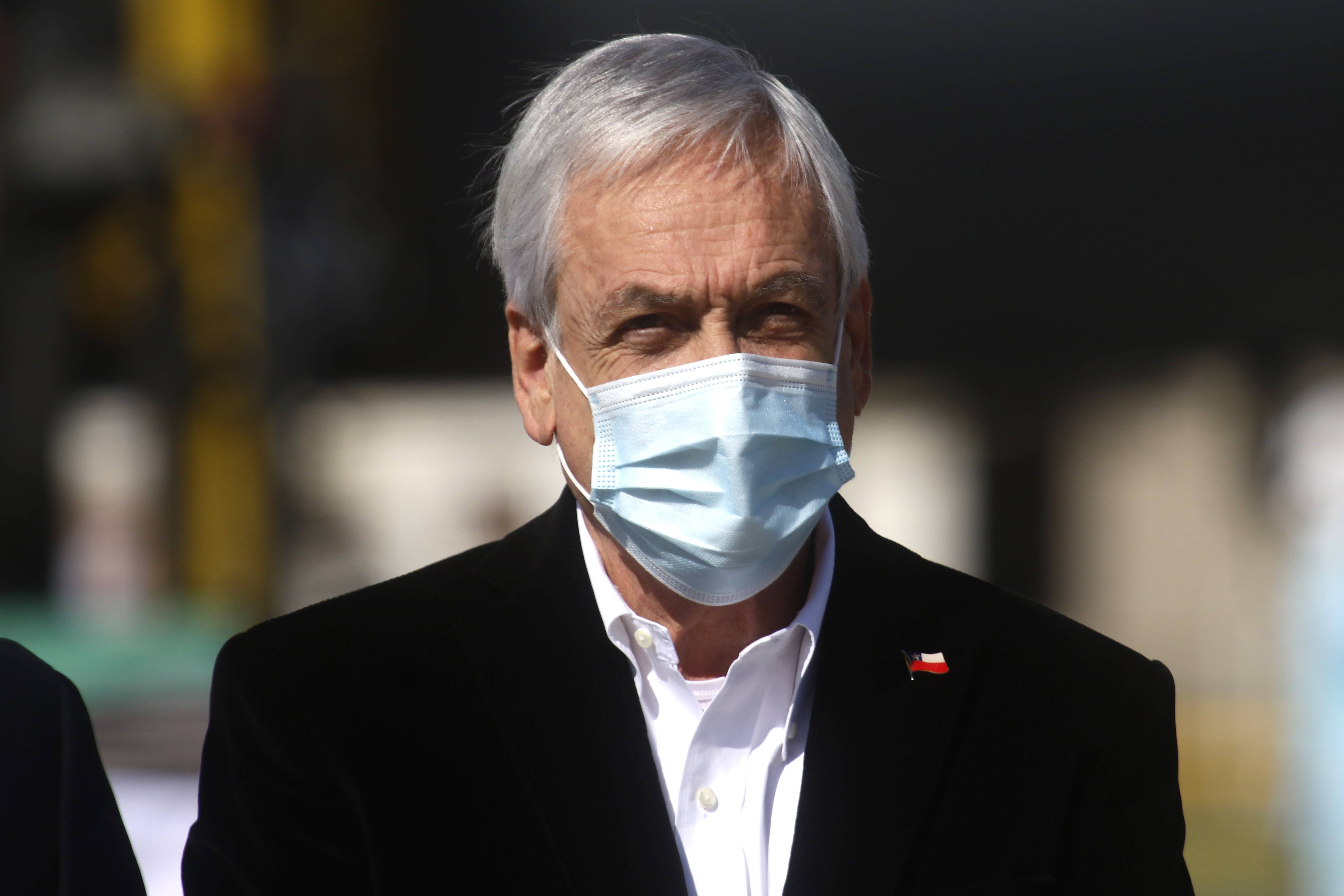 Presidente Sebastián Piñera camioneros