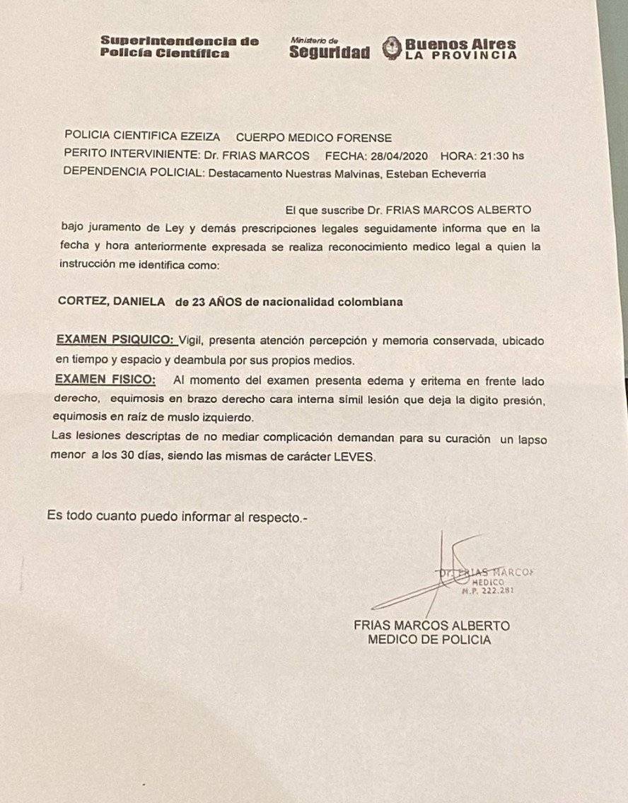 Informe forense