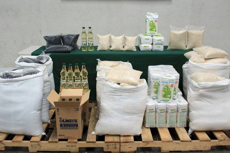 Ración de ayuda humanitaria del MAGA