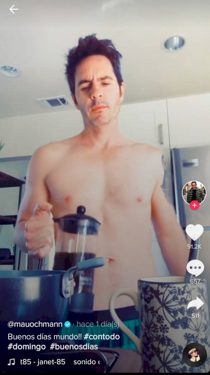 Mauricio Ochman en Tik Tok