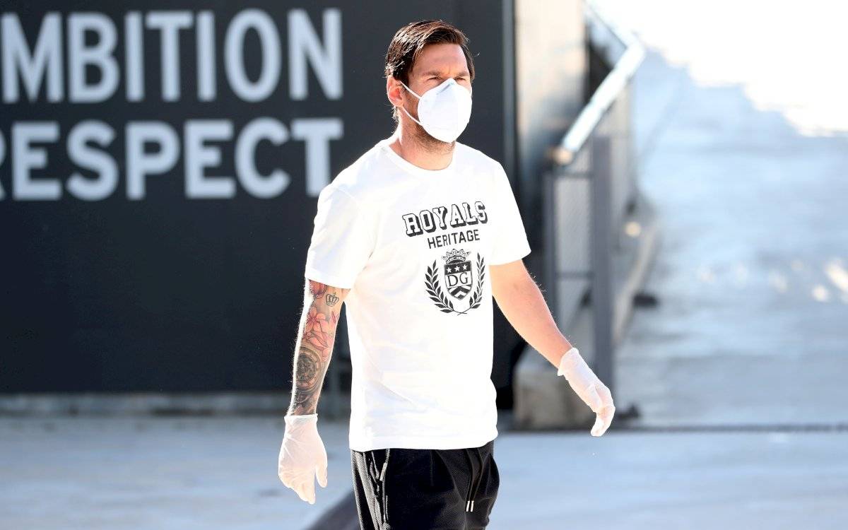Lionel Messi tras prueba de Covid-19