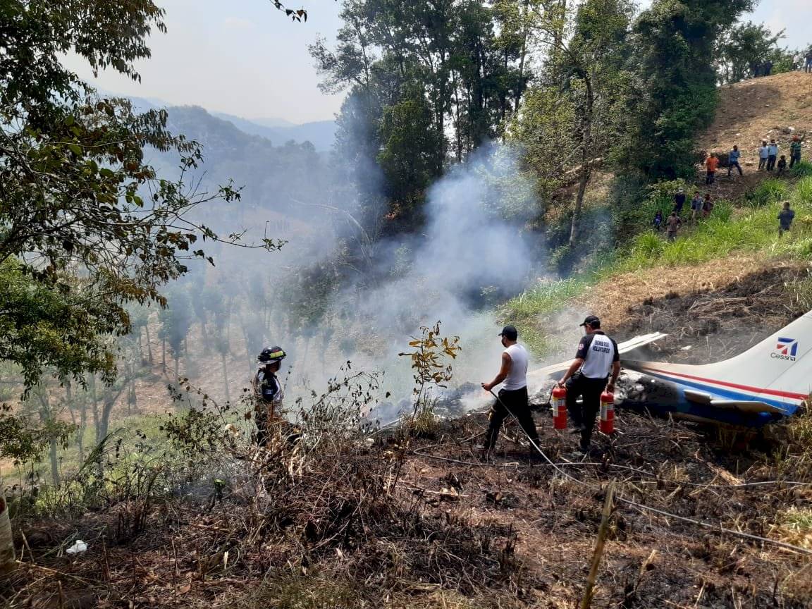 accidente aéreo en Quiché