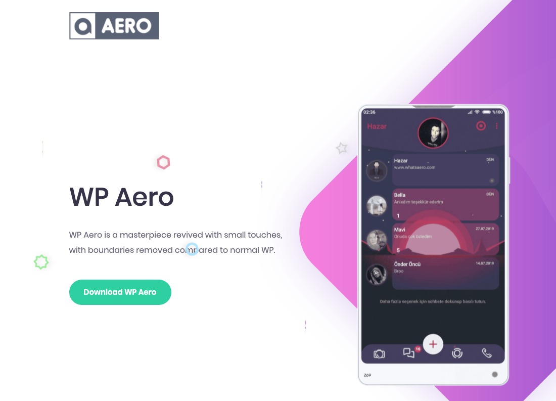 WhatsApp Aero WhatsApp Aero