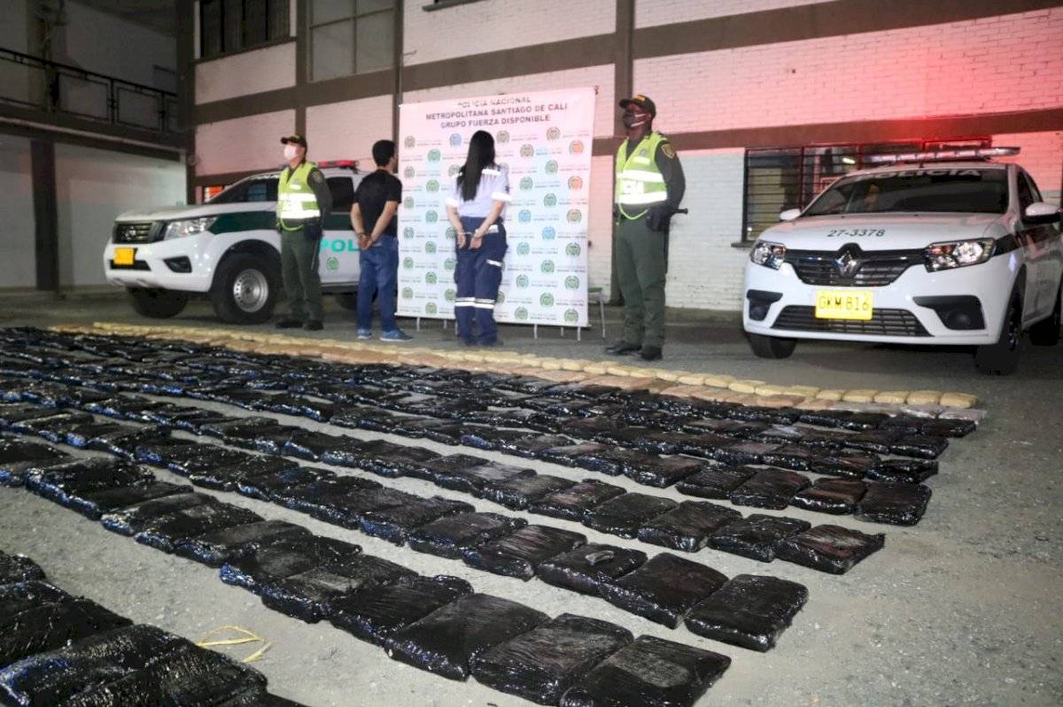 Marihuana incautada cali