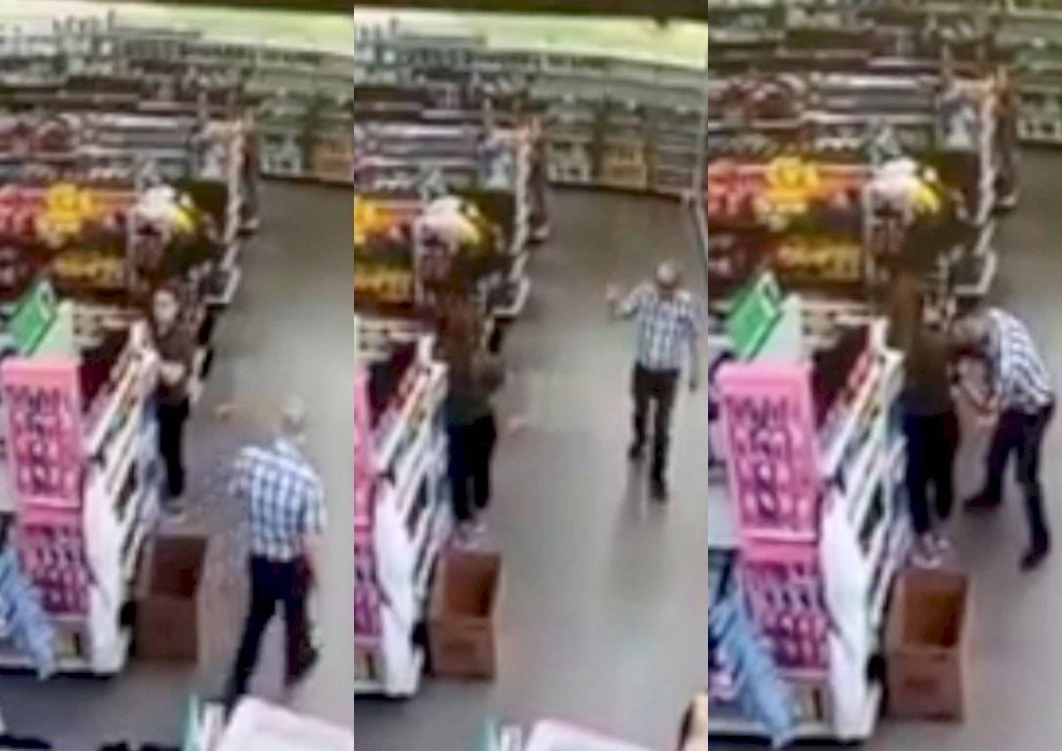 Hombre se limpia nariz en ropa de empleada que le pidió usar tapabocas