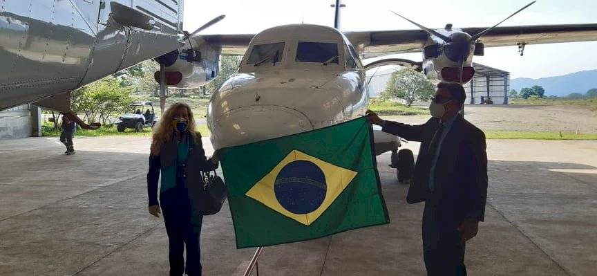 Brasil ayuda a apagar incendios en Petén