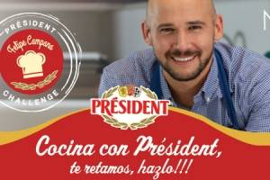 crepes Président en dos salsas