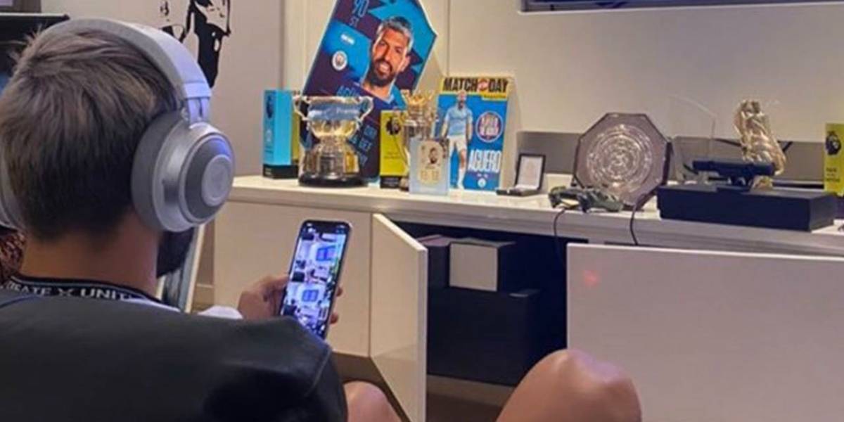 Kun Agüero comienza a despedirse de los videos jugando FIFA 20