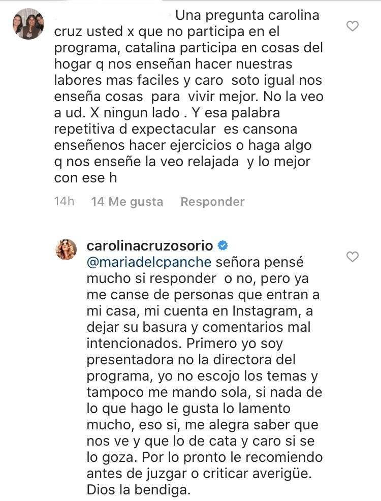 Captura de pantalla Instagram
