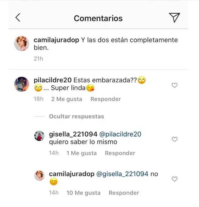 Captura de pantalla Instagram