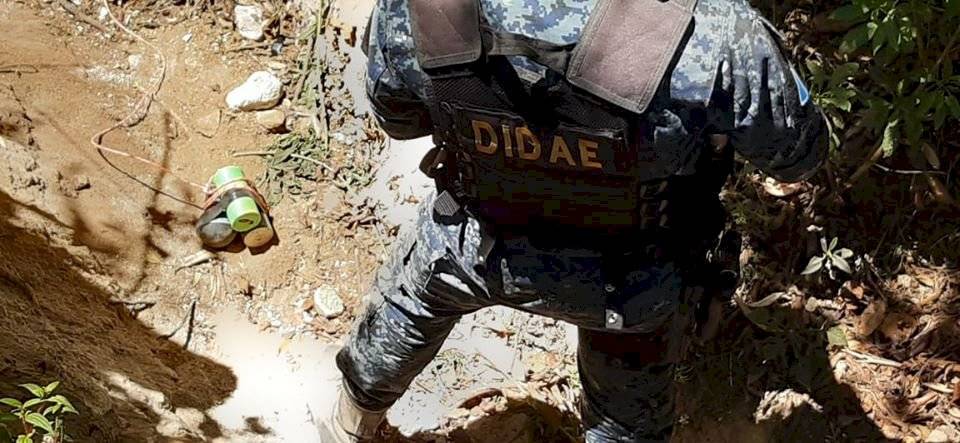 localizan explosivo en Quetzaltenango