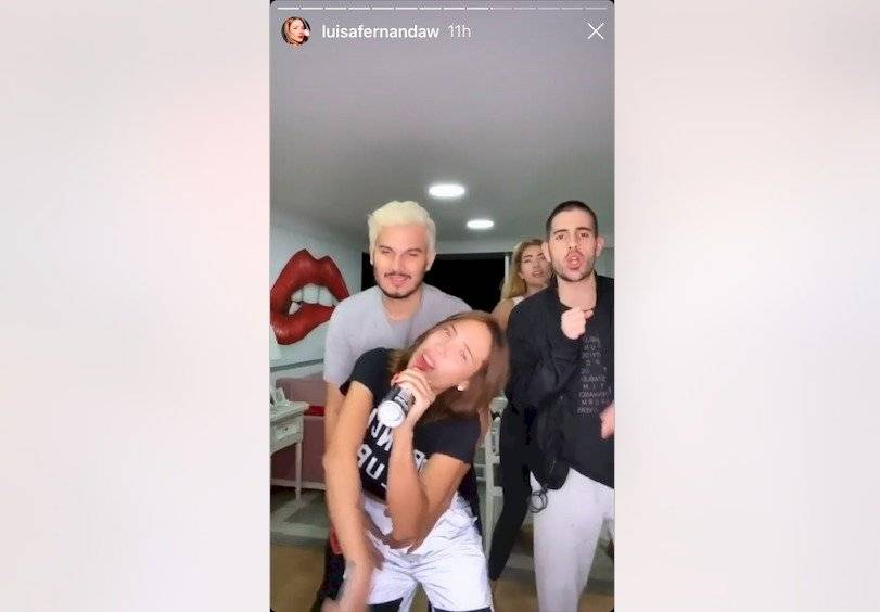 ¿Luisa Fernanda W hizo fiesta en cuarentena?