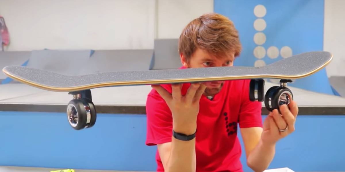Apple: alguien puso las llantas de Mac Pro en una patineta