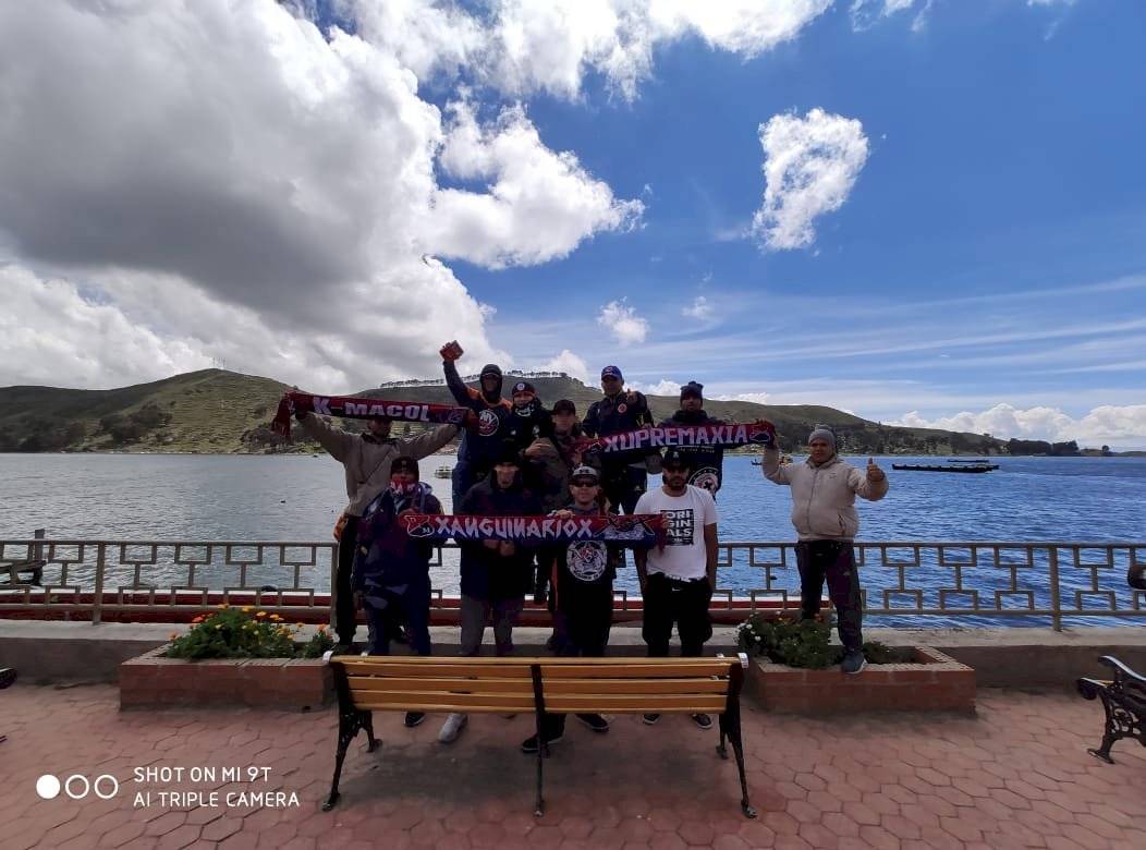 Hinchas del DIM en Argentina