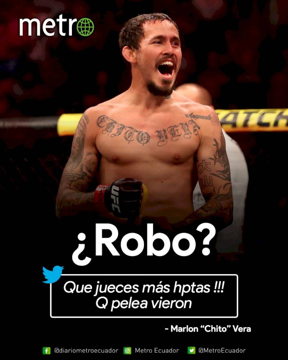Marlon Chito Vera reacciona