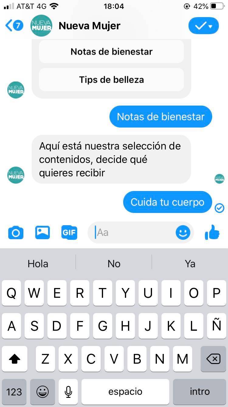messenger nueva mujer messenger nueva mujer
