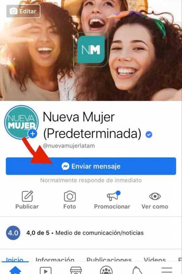 Messenger Nueva Mujer