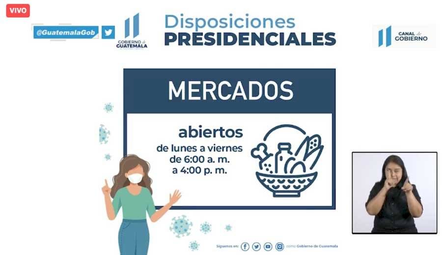 Horarios de mercados