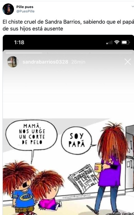 Captura de pantalla Instagram