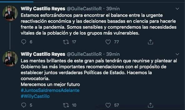 vicepresidente Guillermo Castillo convoca a mentes brillantes