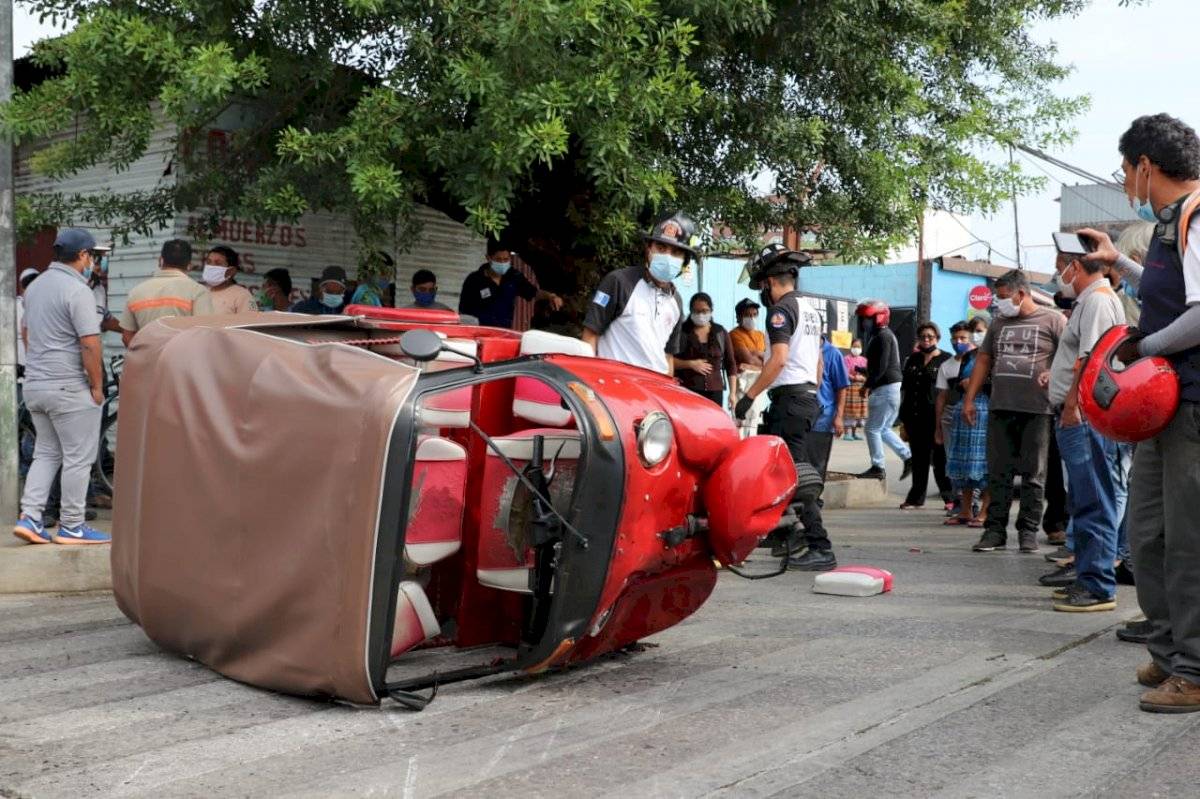 accidente de tránsito en zona 1