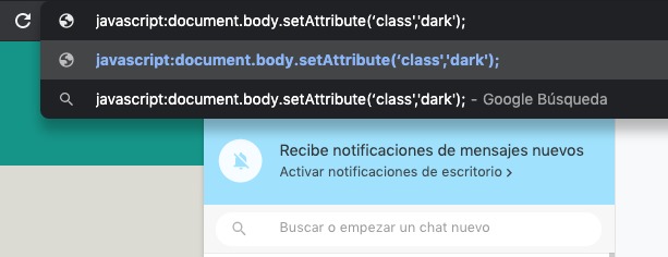 WhatsApp modo oscuro WhatsApp modo oscuro