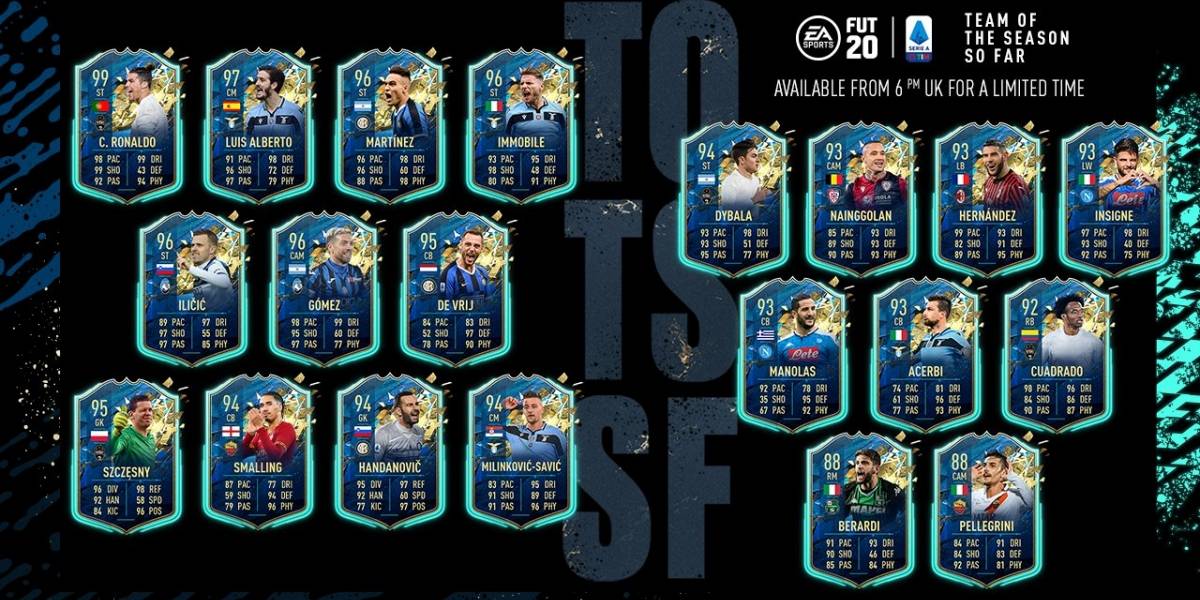 FIFA 20 dio a conocer el TOTSSF de la Serie A y dejó una desagradable sorpresa
