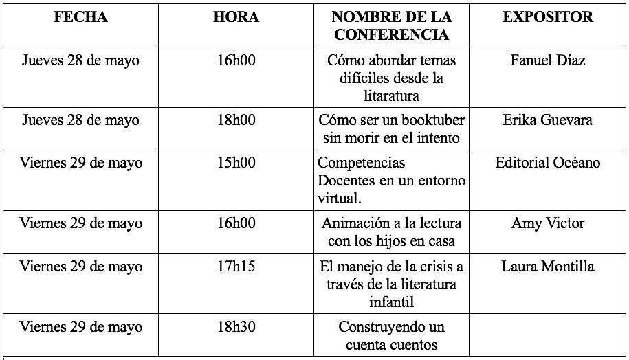 Conferencias Maratón del Cuento