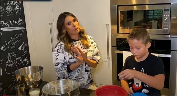 Galilea Montijo y su hijo Matheo