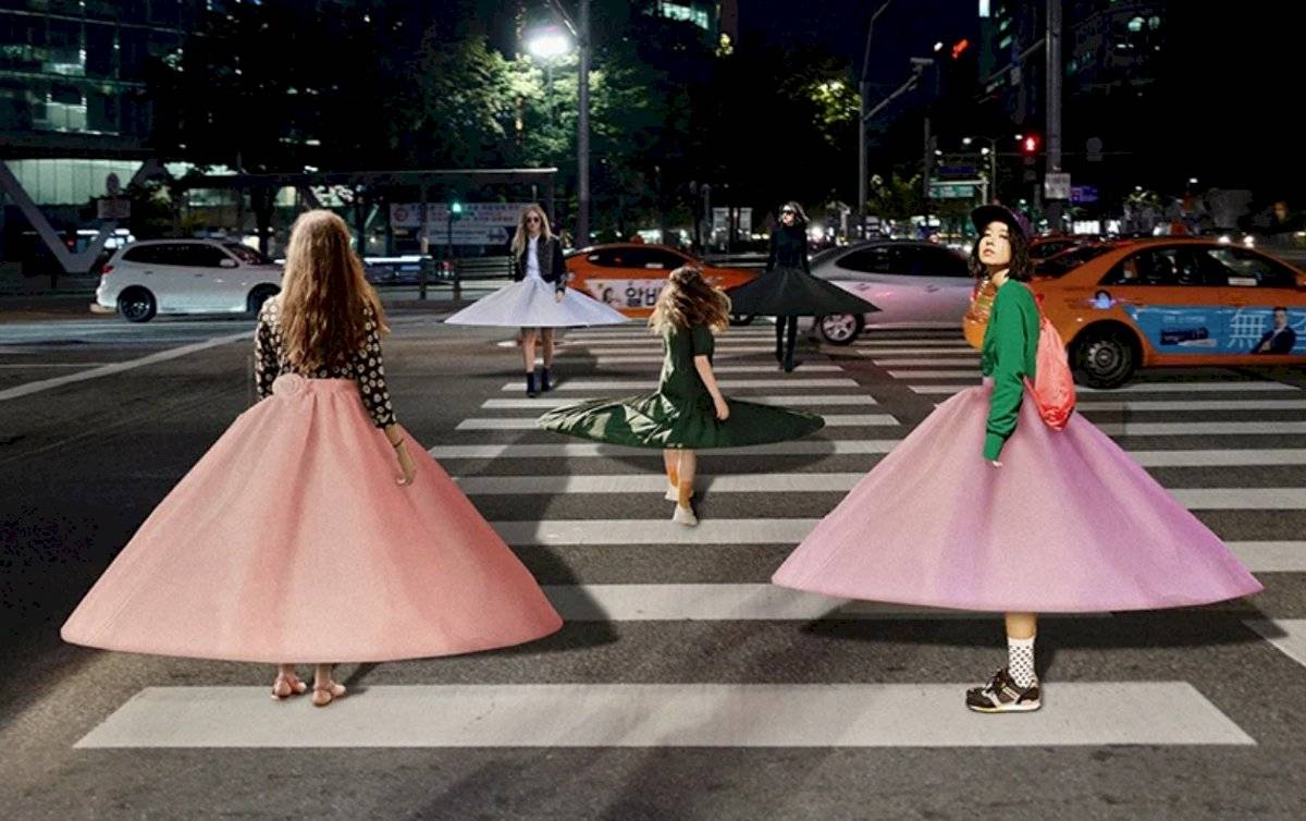 Vestido de enaguas