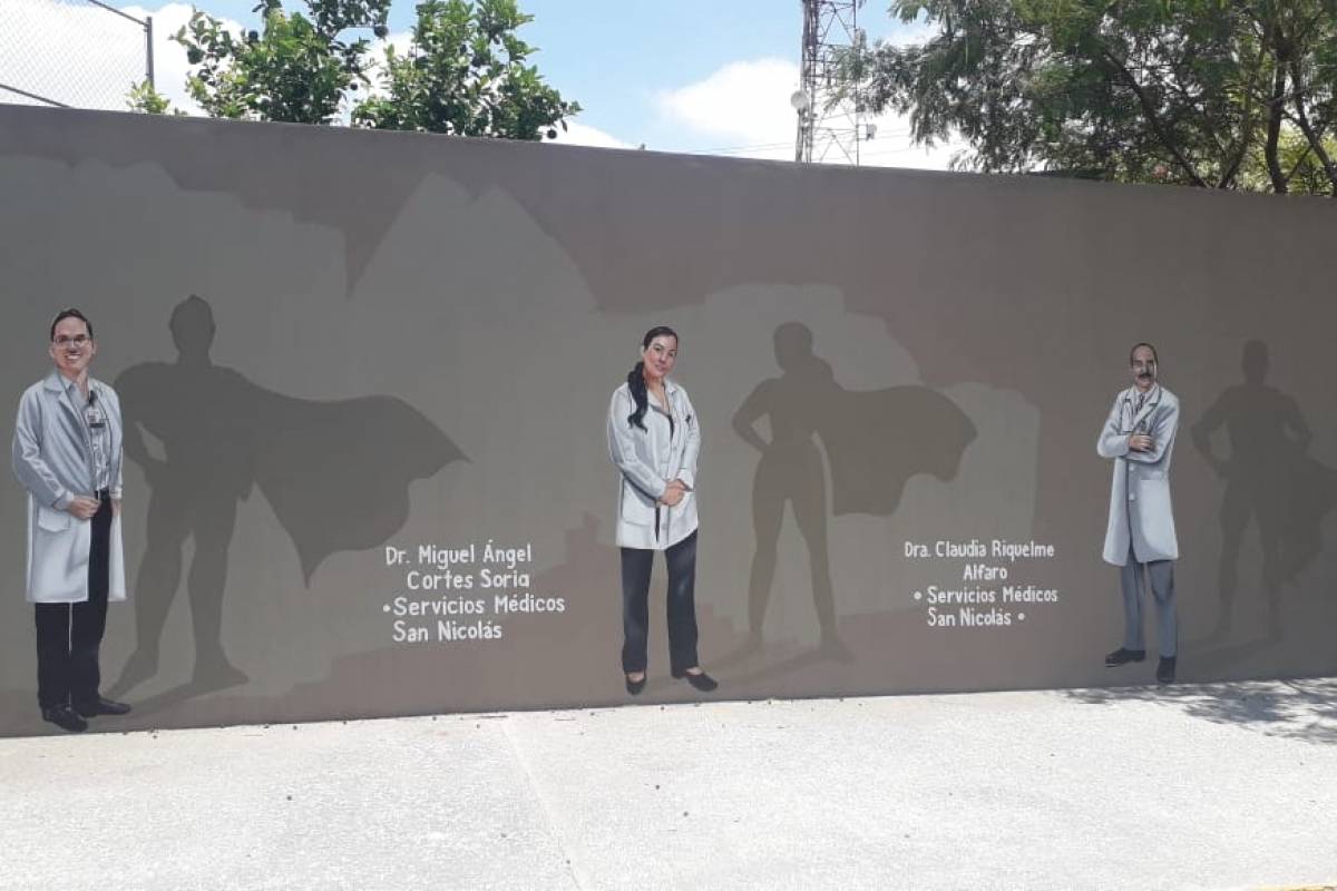 Plasman al doctor de la O como un "superhéroe" | Publimetro México