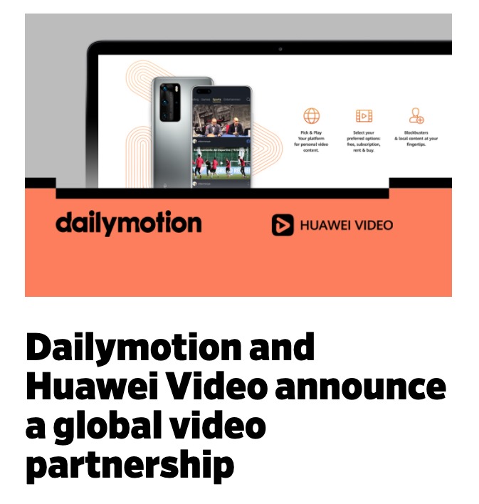 Huawei Dailymotion